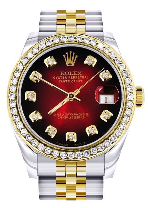 rolex watches diamond red|rolex diamond watches for women.